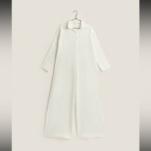 ZARA 100% LINEN JUMPSUIT